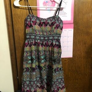 strappy tribal dress